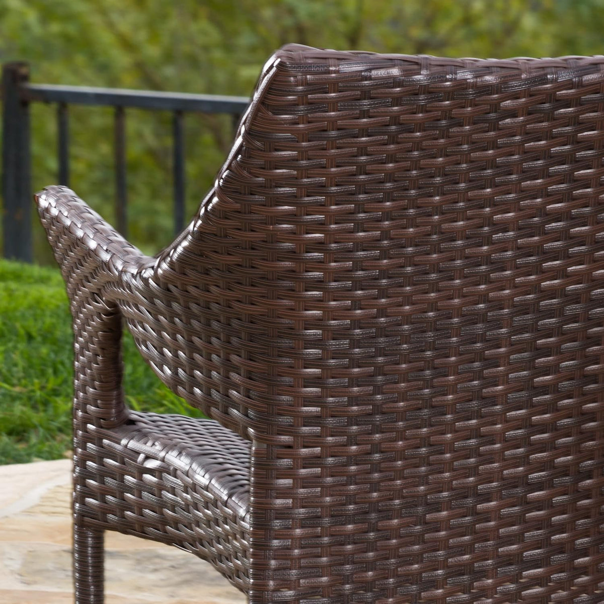 Outdoor Resin Chair with Weather Resistant Stackable Design - Outdoor, photo 5 of 9
