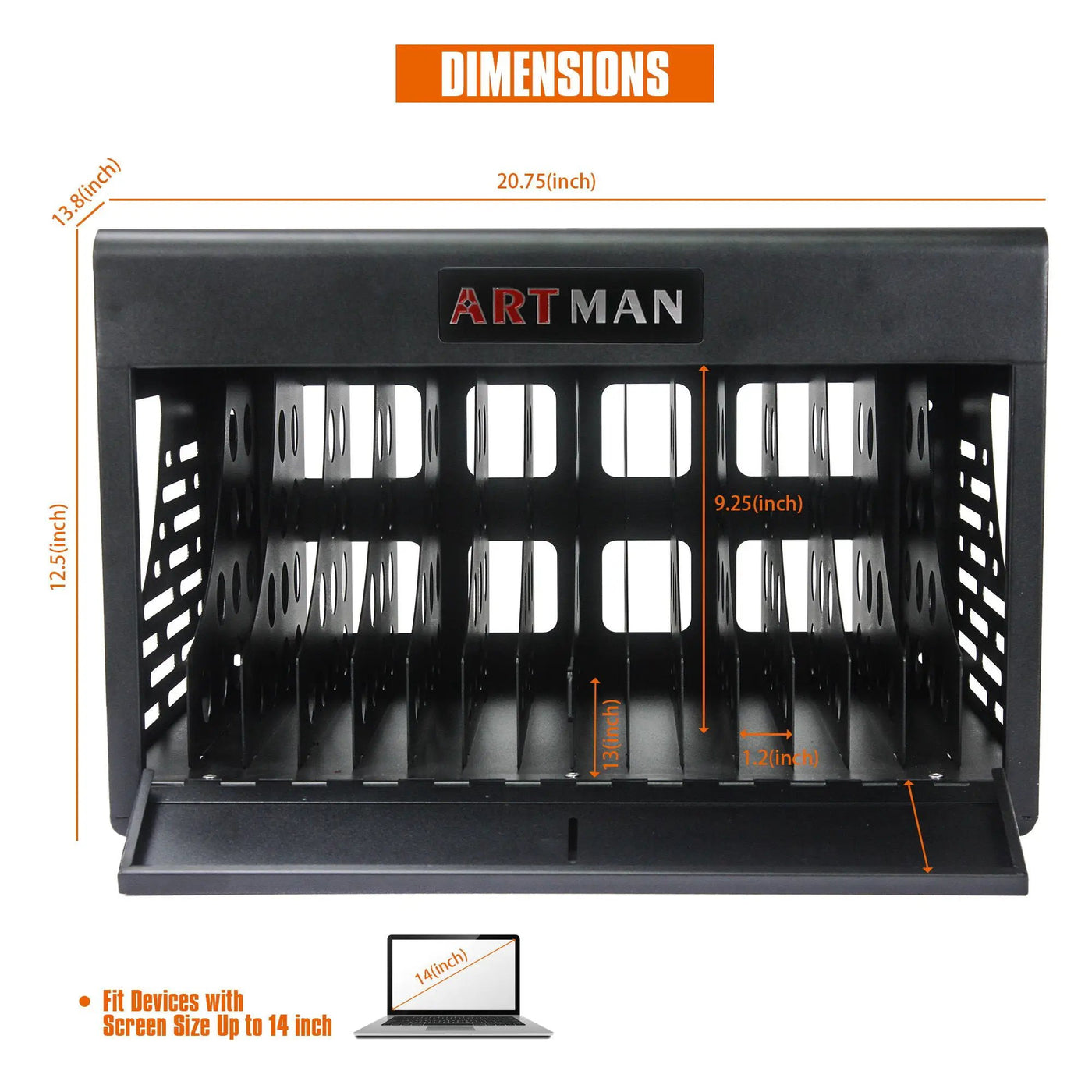 16 Bay Charging Cabinet For Laptop book, Locking Charging Station by HouseOfZazla