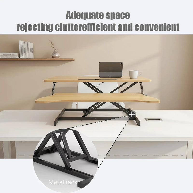 32 Inch Height Adjustable Desk Converter by HouseOfZazla