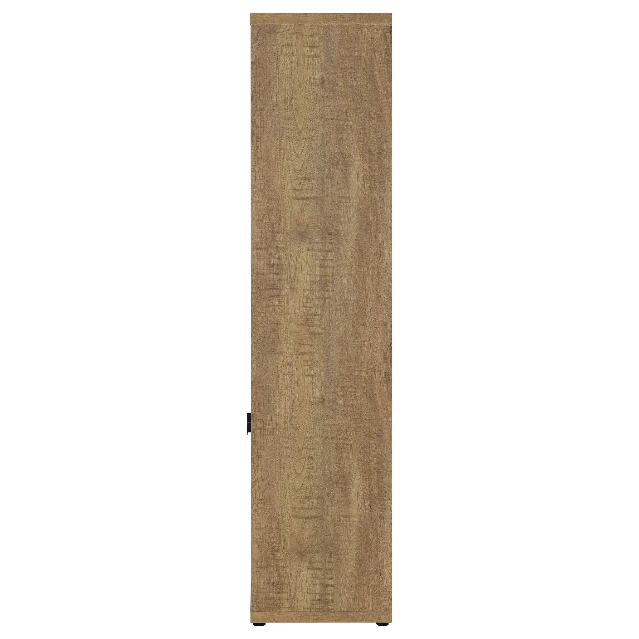 Tabby 3-shelf Engineered Wood Media Tower Mango by Unique Piece Furniture