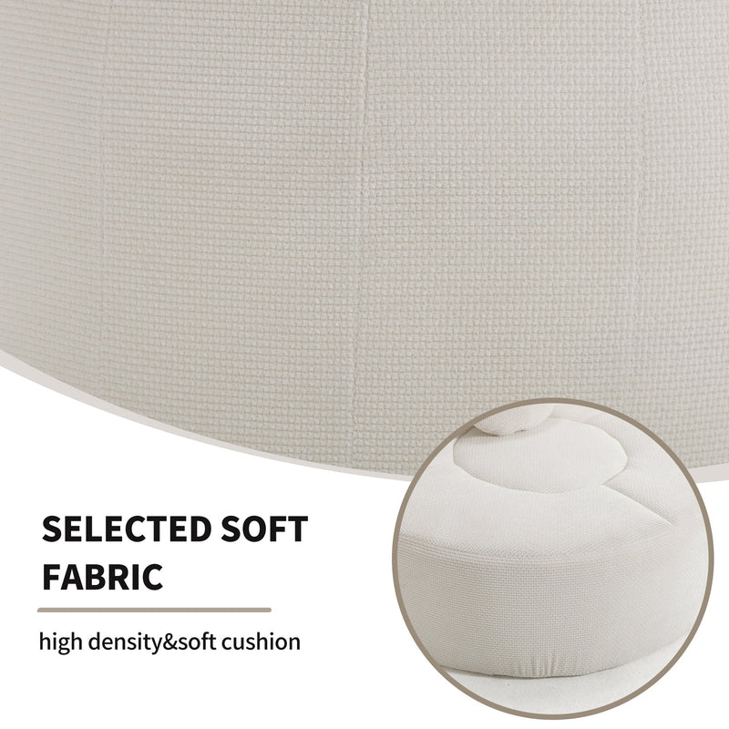 Round Sofa Bed with Memory Foam Sectional Couch, photo 9 of 10