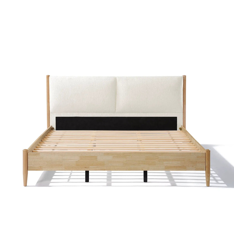 King Natural Wood Bed Frame, photo 8 of 10