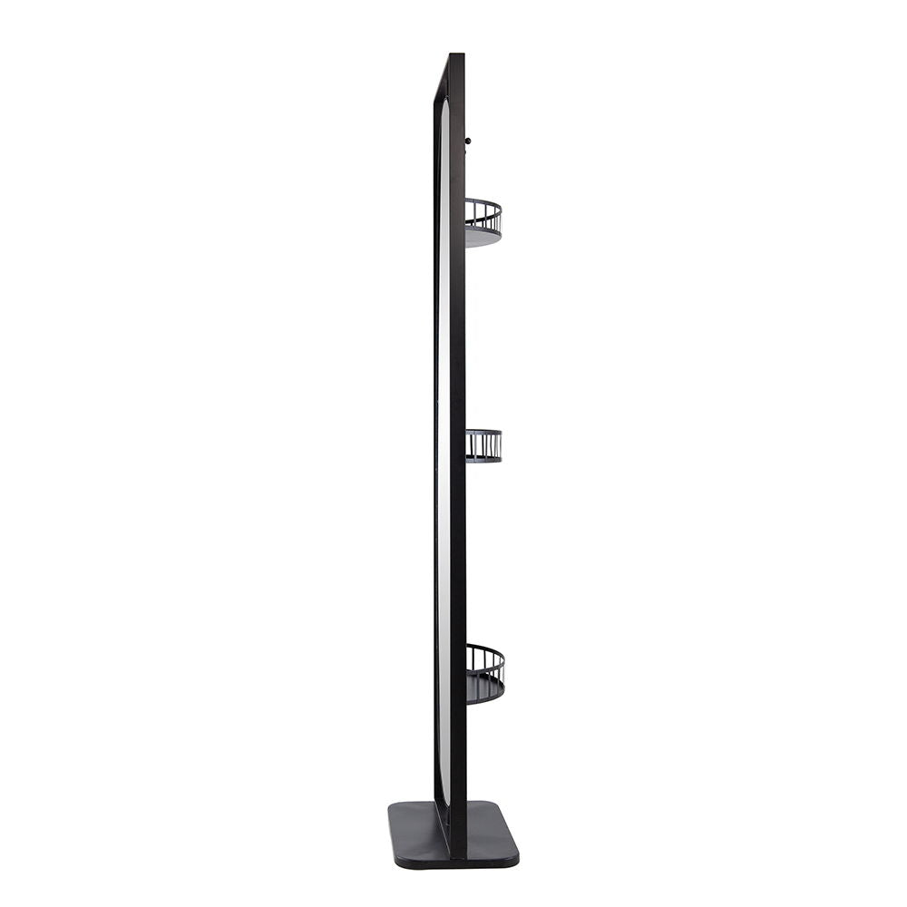 Full Length Standing Mirror, 360° Swivel Floor Mirror For Bedroom - Black, photo 9 of 11