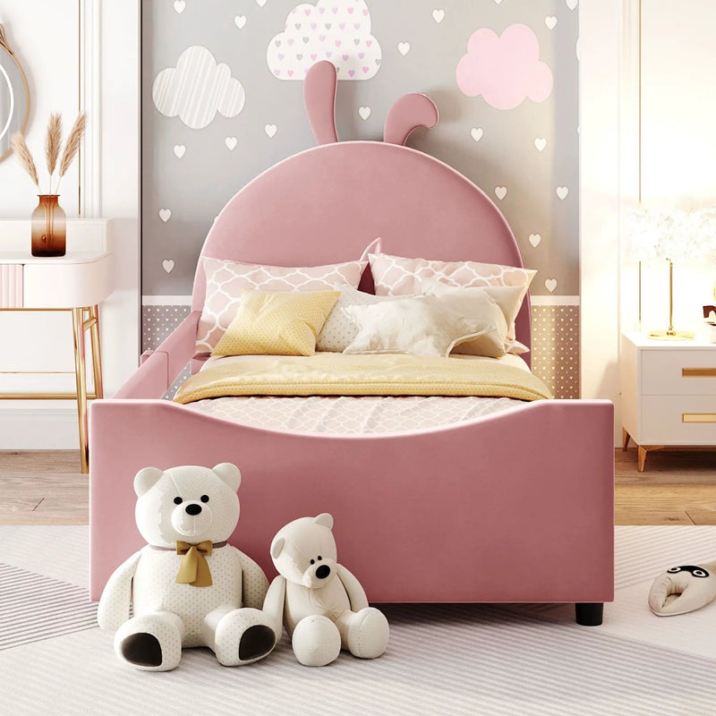 Upholstered Daybed With Rabbit Ear Shaped Headboard by Unique Piece Furniture