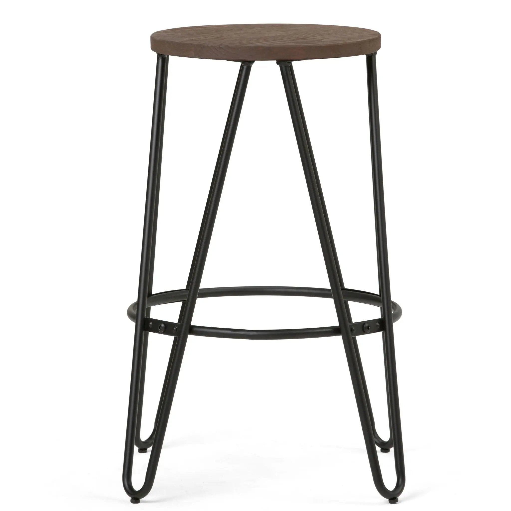 Simeon - Multifunctional Metal Stool With Wood Seat by HouseOfZazla