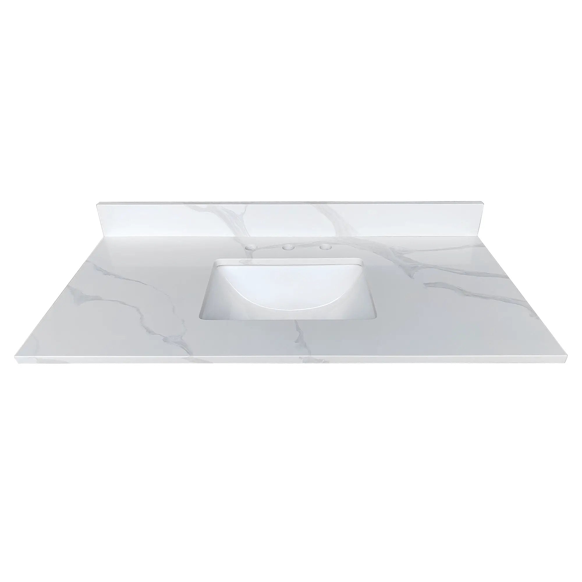 43-Inch Quartz Bathroom Vanity Top by HouseOfZazla