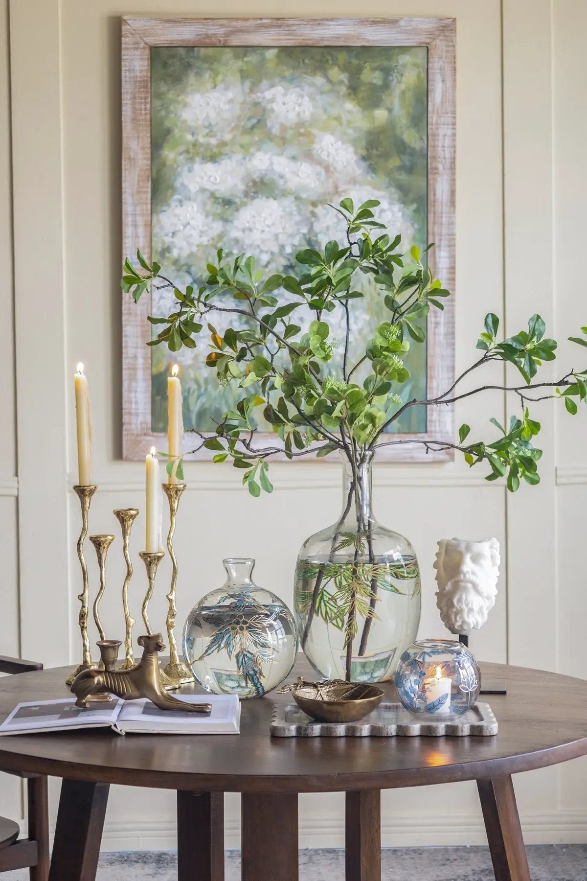 5-Light Cast Aluminum Taper Candle Holder by HouseOfZazla