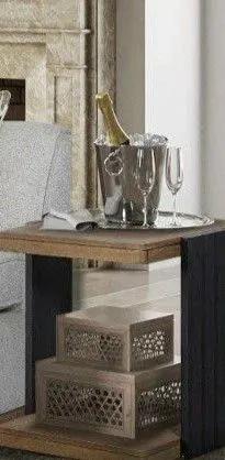 Channel - Chairside Table - Black by HouseOfZazla