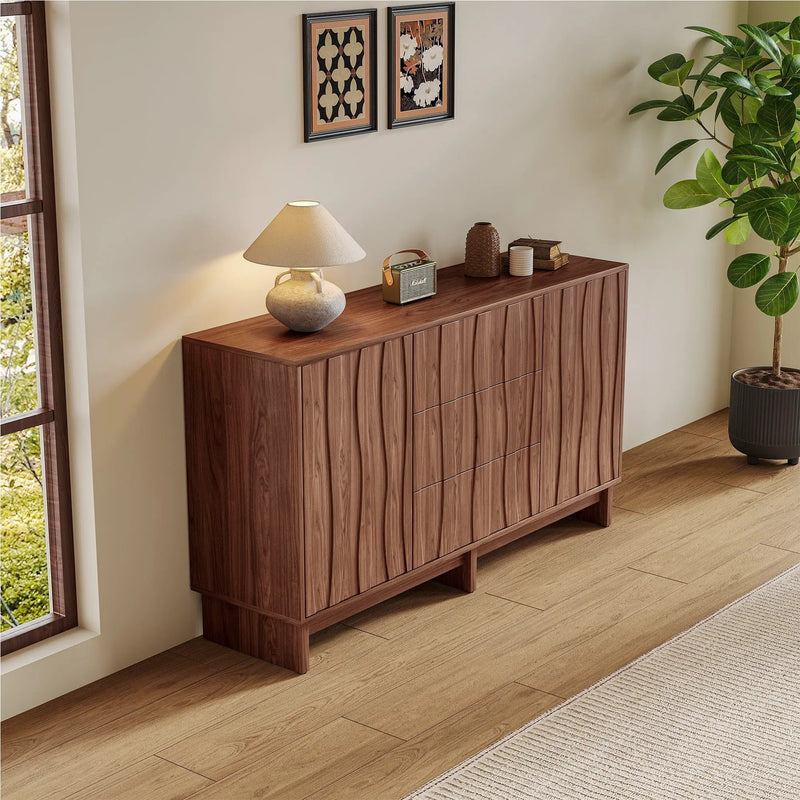 59.1" Buffet Sideboard with 2 Doors and 3 Drawers by HouseOfZazla