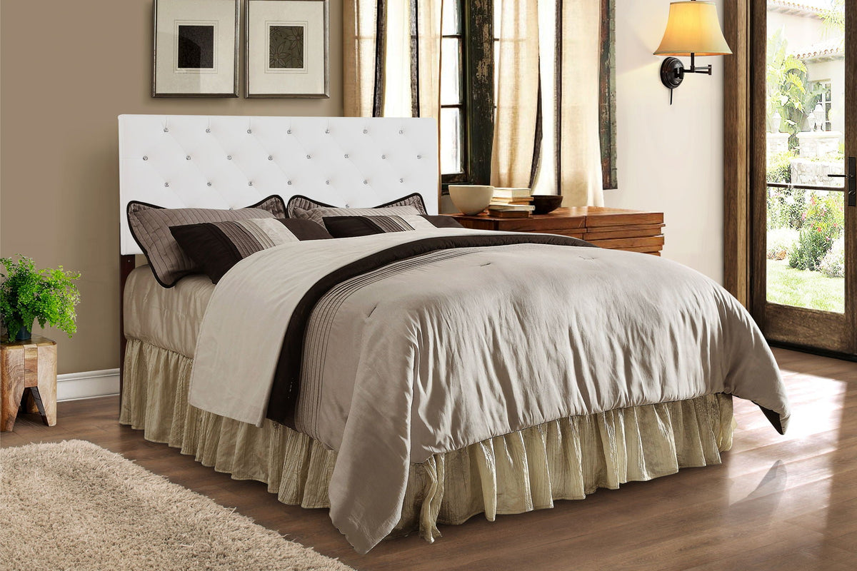 Upholstered Headboard with Button Tufting - Adjustable Height, Multiple Colors, photo 28 of 30