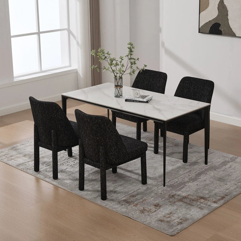 Wide Minimalist Dining Chair by Unique Piece Furniture