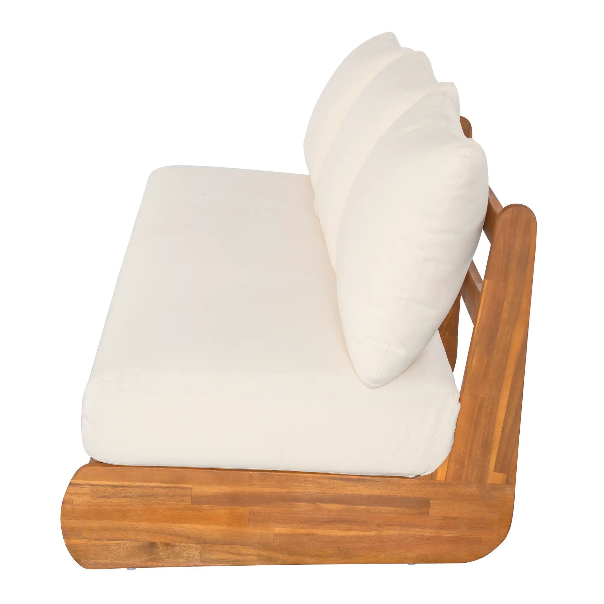 Outdoor Acacia Lazy 5 Seater Chat Set by HouseOfZazla