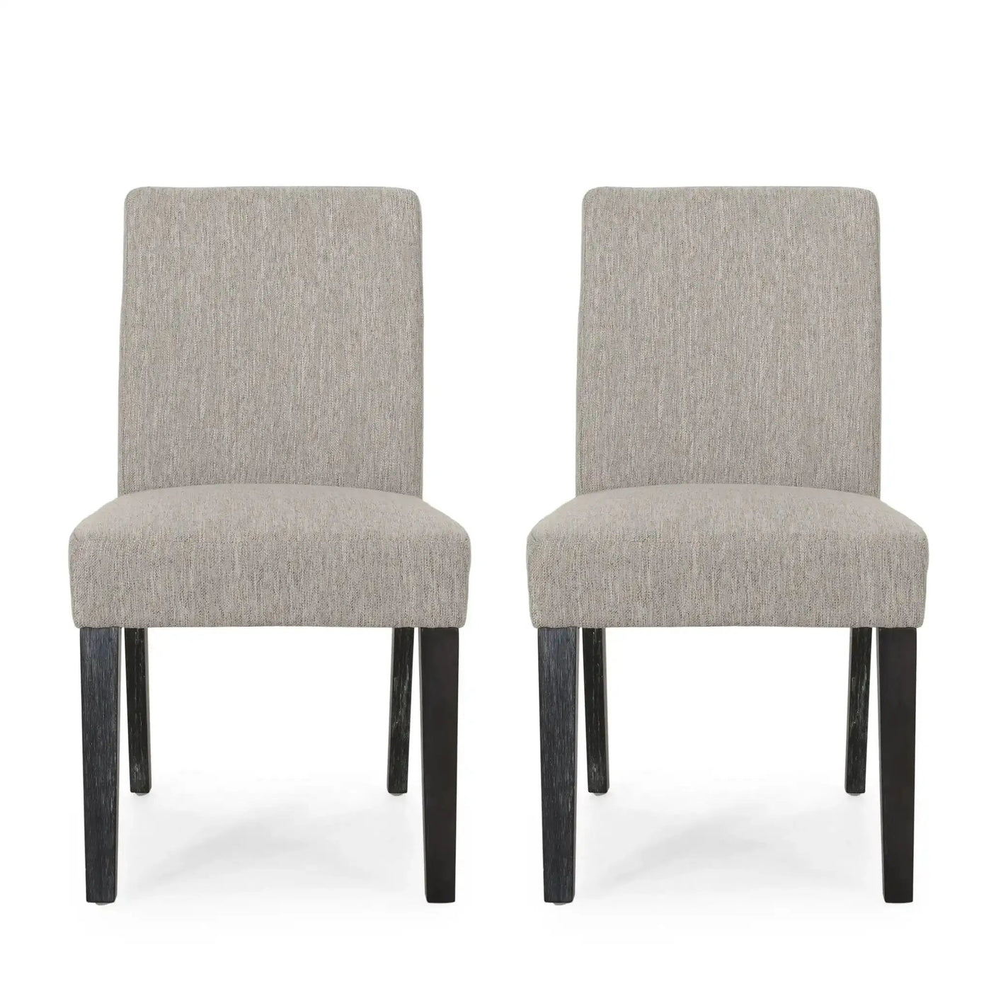 Contemporary Dining Chair With Upholstered Seating and Tapered Legs by HouseOfZazla