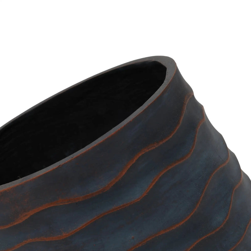Large Round Planters Set of 2 by HouseOfZazla