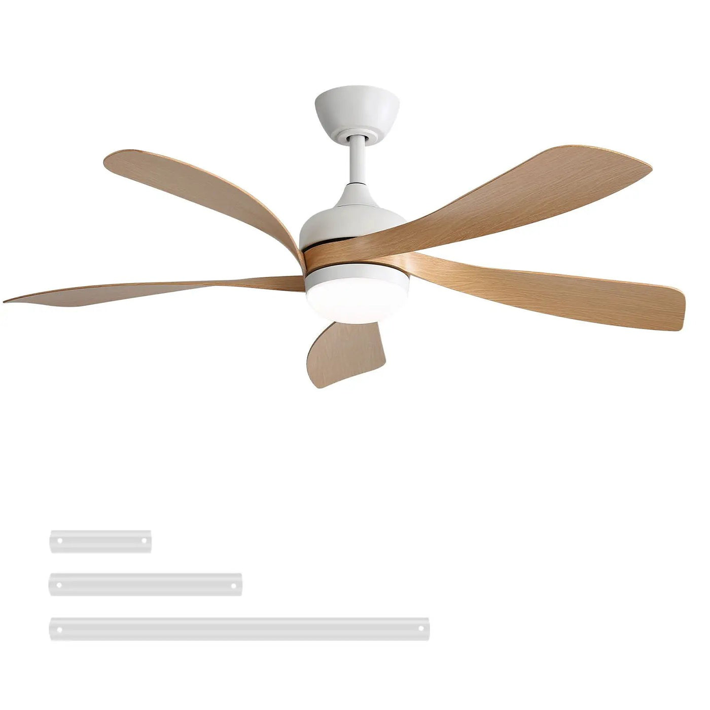 Ceiling Fan with DC Motor and Integrated Light by HouseOfZazla