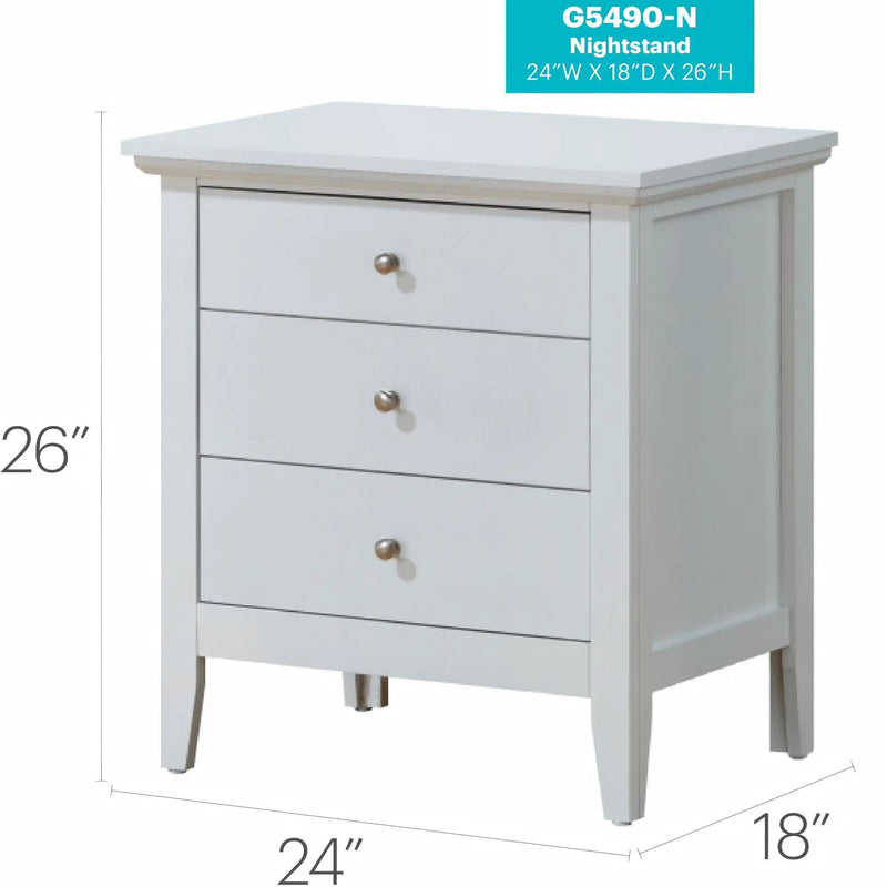 3 Drawer Nightstand & Dove Tailed Drawers by Unique Piece Furniture