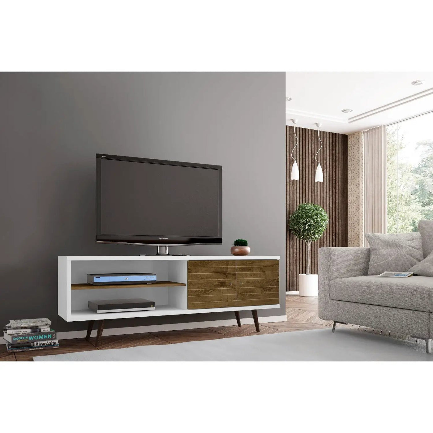 Liberty - TV Stand With For 46" - 60" TVs by HouseOfZazla