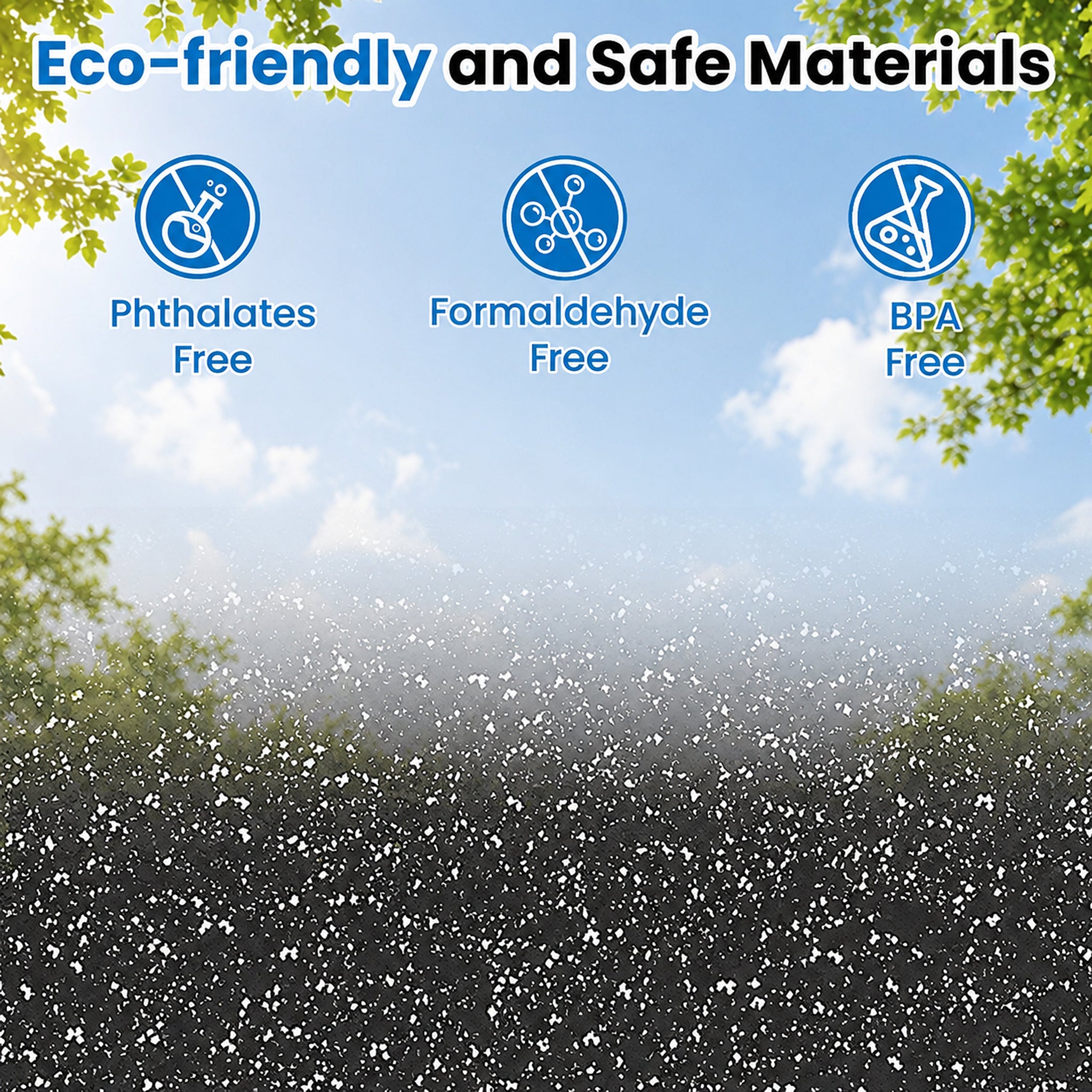0.6 Inch Thick Interlocking Gym Floor Mats by HouseOfZazla