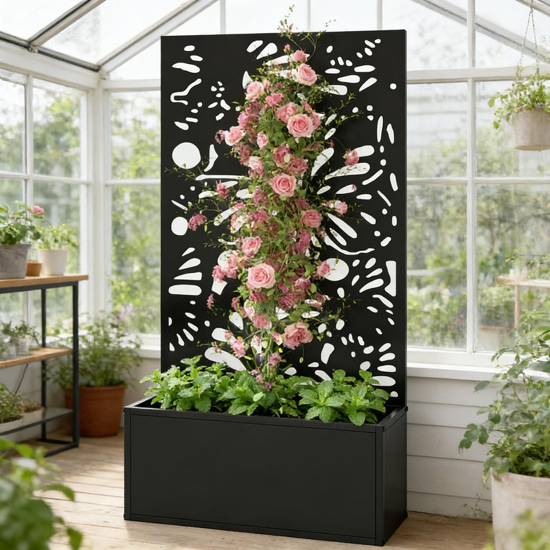 Stylish Plant Bed, Freestanding or Wall Mounted Plant Bed by HouseOfZazla