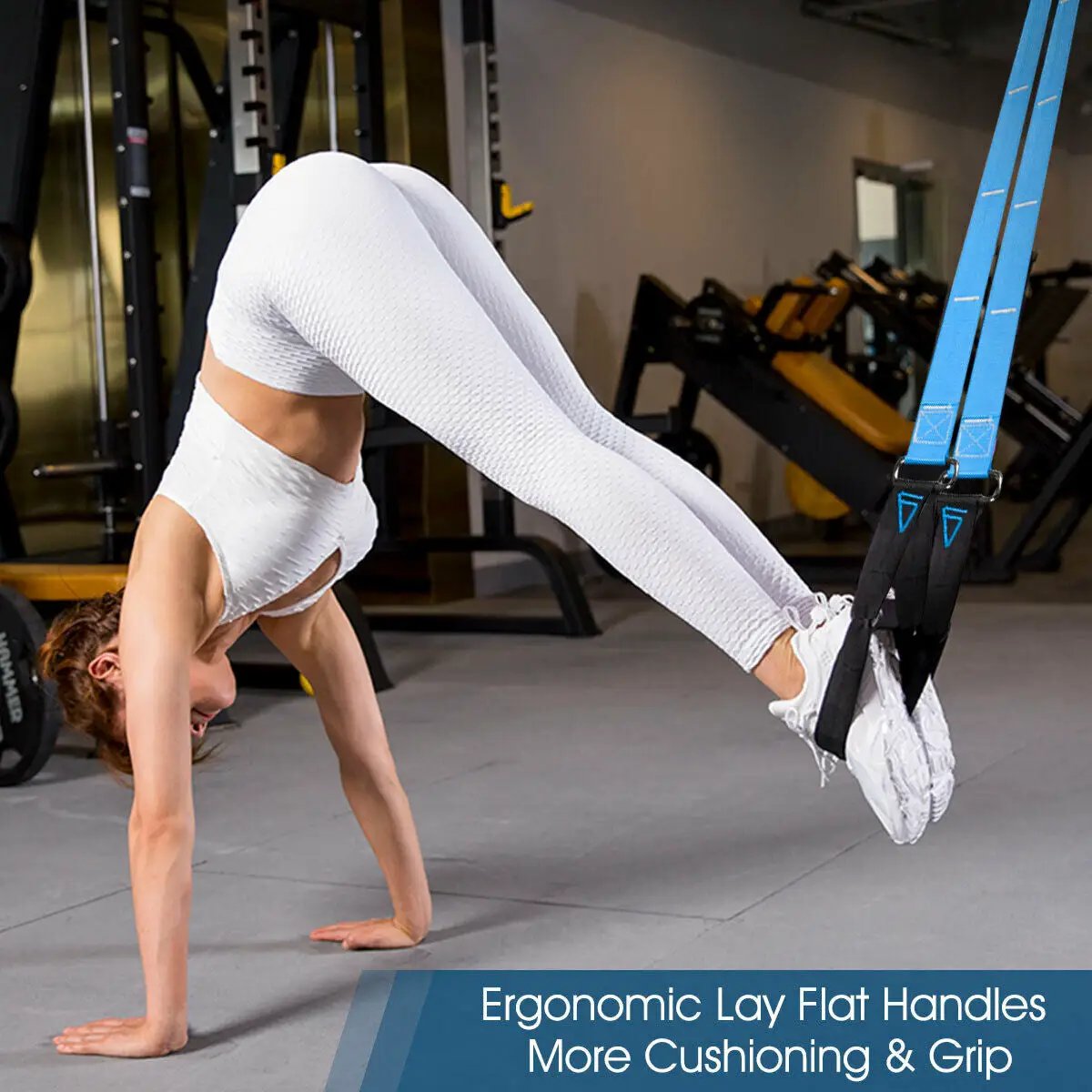 Bodyweight Fitness Resistance Adjustable Straps with Bag by DirectDeals