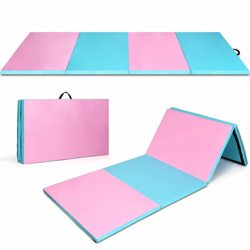 4 Feet x 10 Feet x 2 Inch Folding Gymnastics Tumbling Gym Mat by DirectDeals