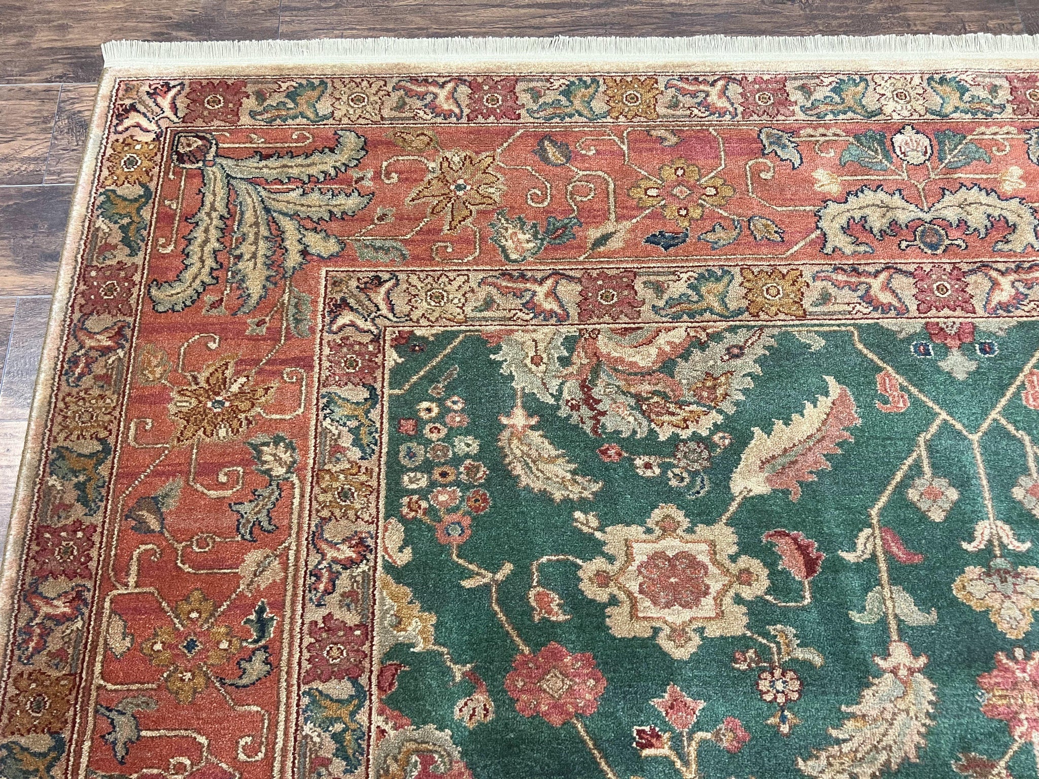 Karastan Rug 8.8 x 10 Samovar Teawash Agra #900-905, Vintage Wool Karastan Area Rug by Jewel Rugs