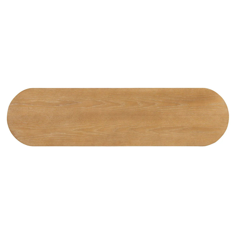 Console Table With Fluted Legs, Open Shelf by Unique Piece Furniture