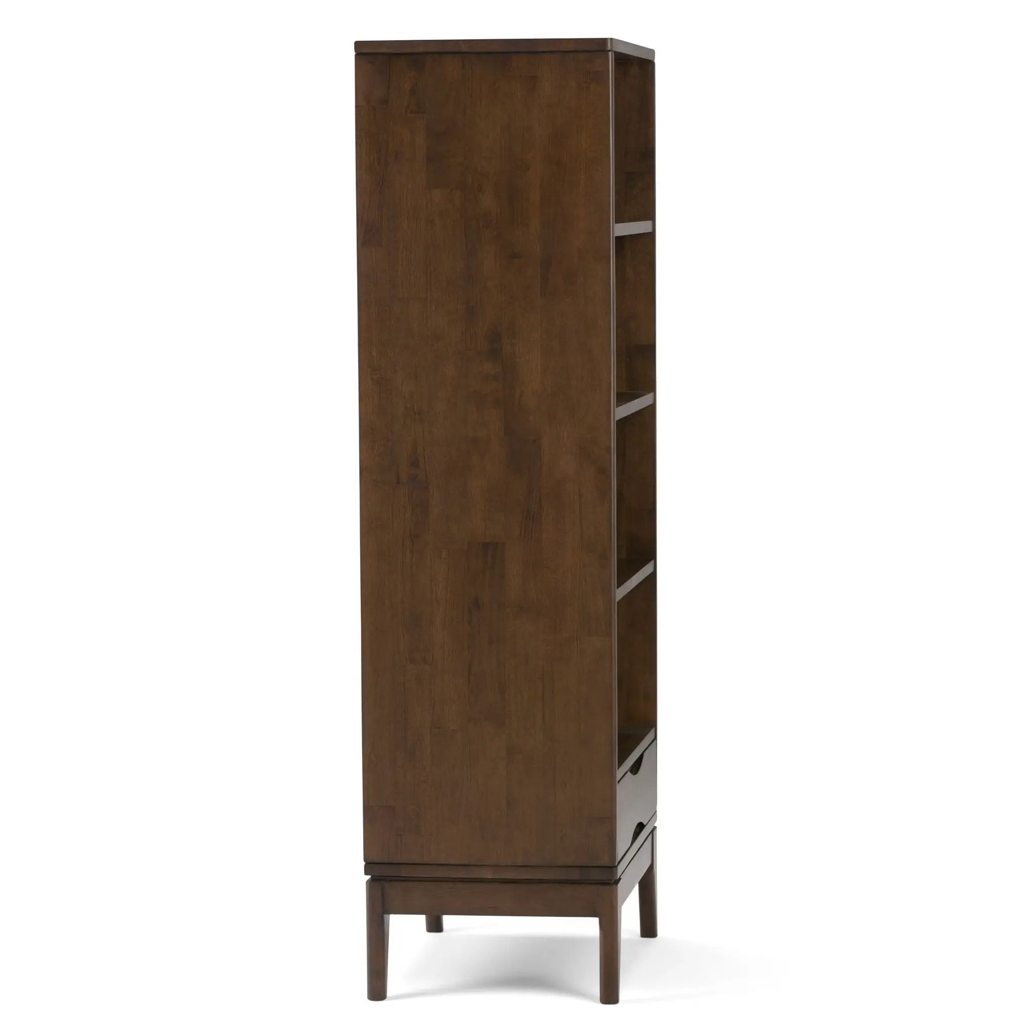 Harper - Bookcase With Storage - Walnut Brown by HouseOfZazla