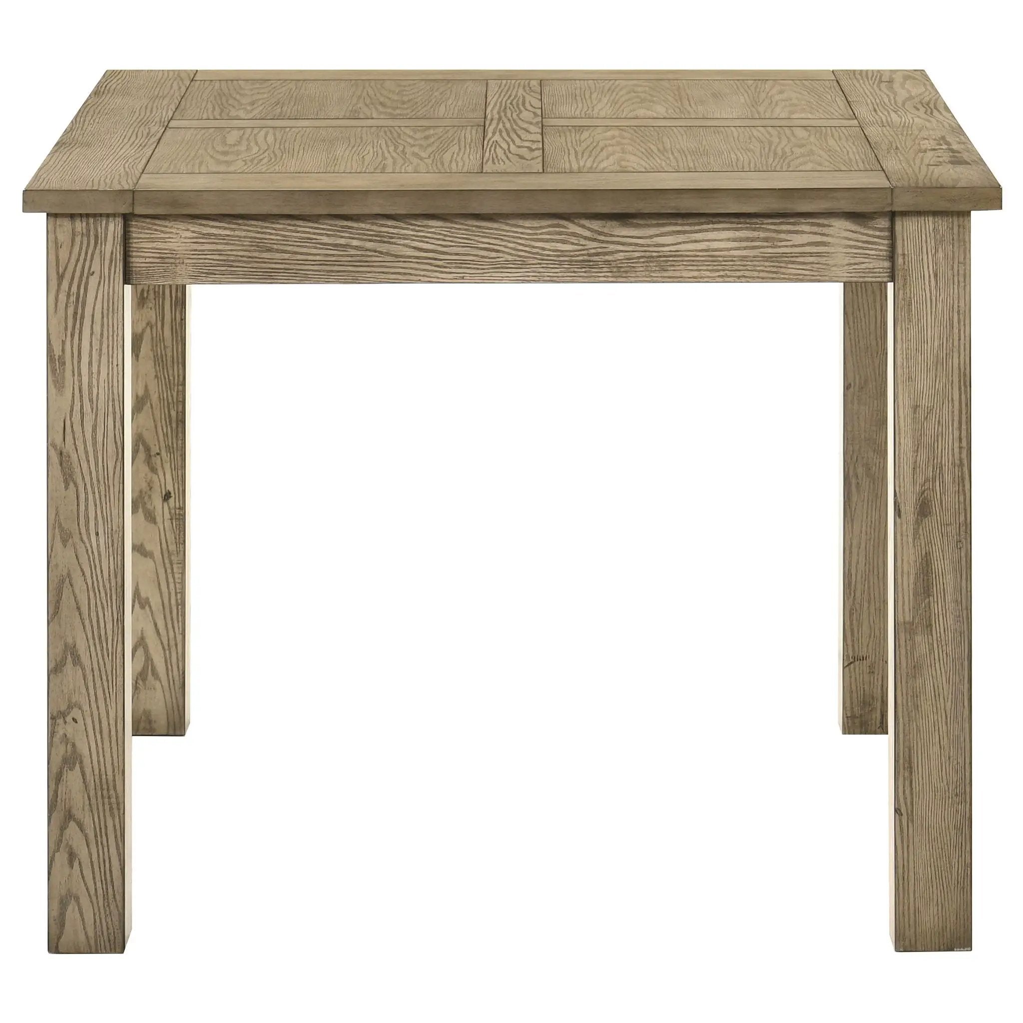 Cardova Square Counter Height Dining Table Vineyard Oak by Unique Piece Furniture