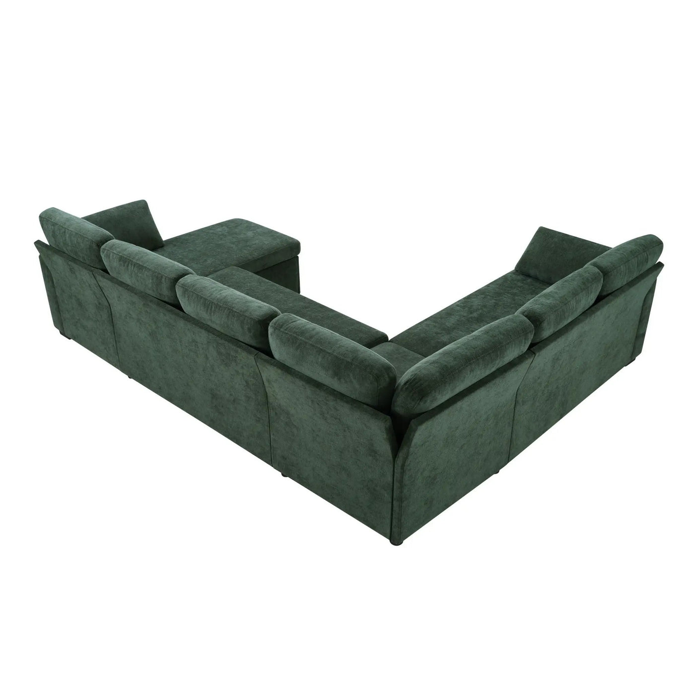 Convertible U-Shaped Sectional Sofa Bed With Reversible Chaise by HouseOfZazla