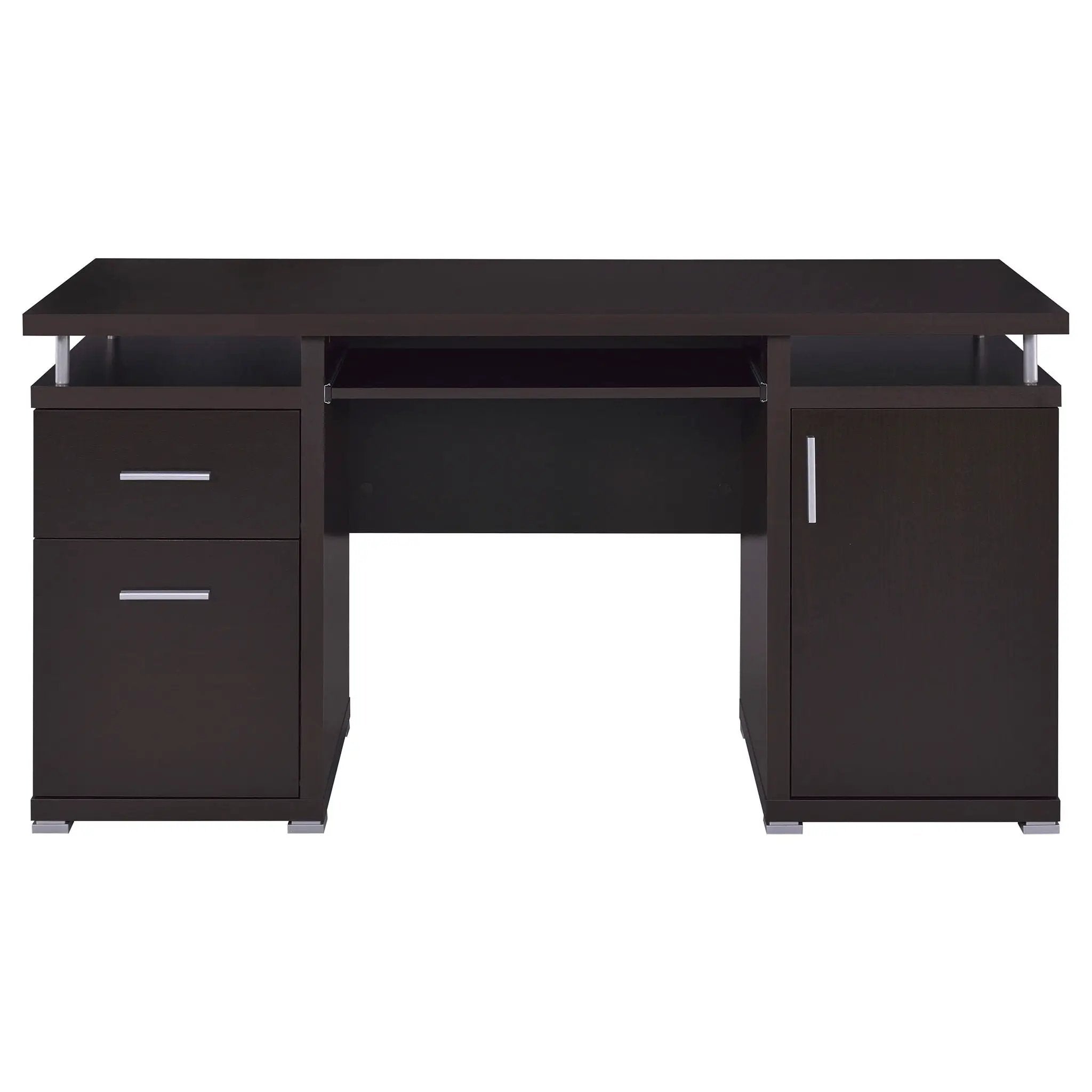 Tracy 55-inch 2-drawer Office Computer Desk Cappuccino by Unique Piece Furniture