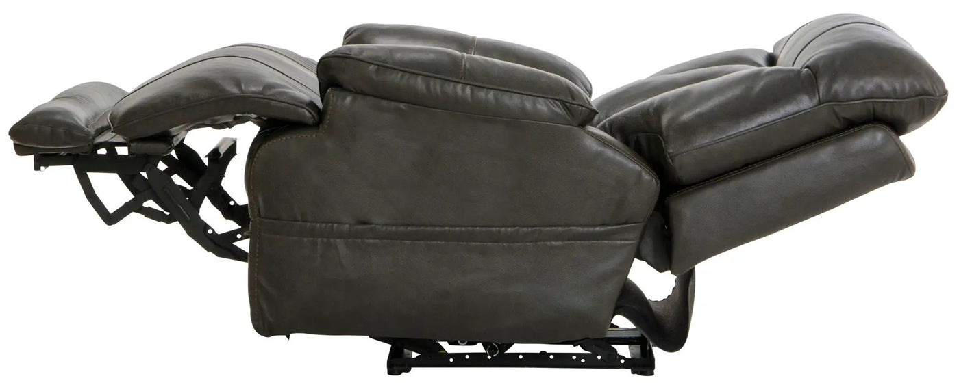 Naples - Power Headrest With Lumbar Power Lay Flat Recliner by Unique Piece Furniture