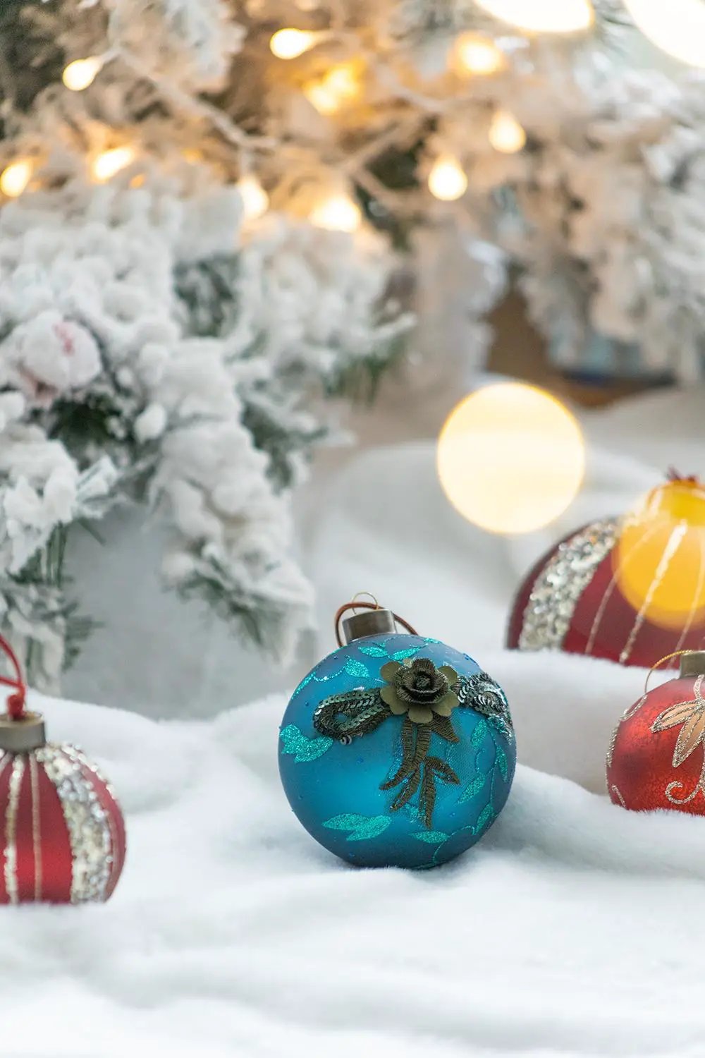 Christmas Ball Ornaments Glass Decorative Hanging Ball Christmas Tree by Unique Piece Furniture