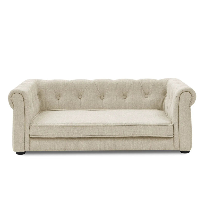 Modern Elegant Rectangle Pet Bed, Durable Elevated Dog Sofa by HouseOfZazla