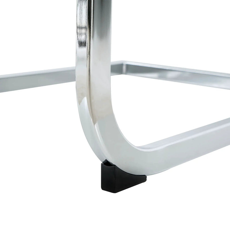 Modern Dining Chairs With Padded Seat And Metal Legs by HouseOfZazla