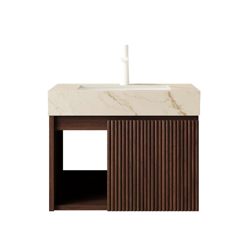 Eiden 24" Bathroom Vanity & Sink, Floating Storage Cabinet by HouseOfZazla