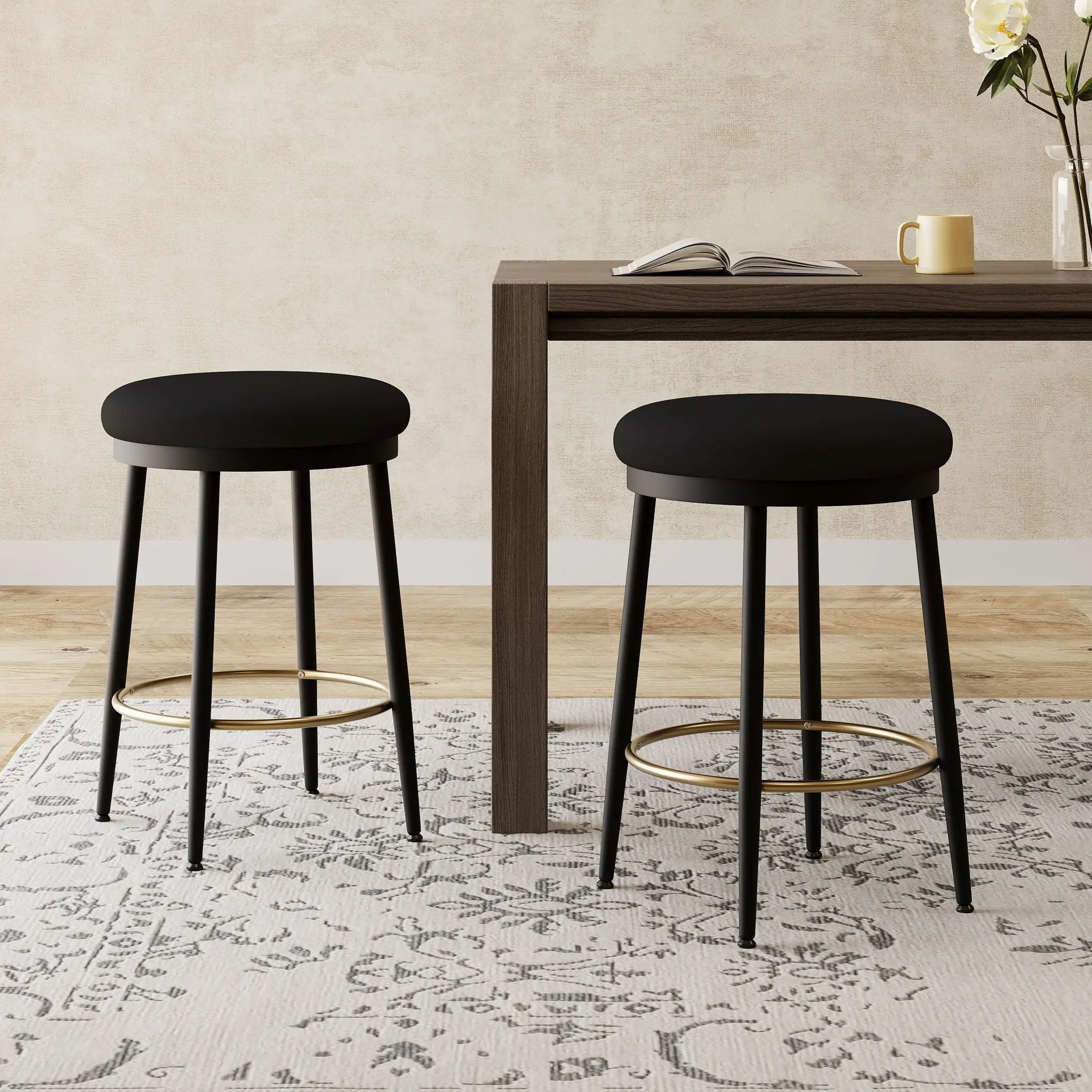 Stylish Design Counter Stools (Set of 2) by HouseOfZazla