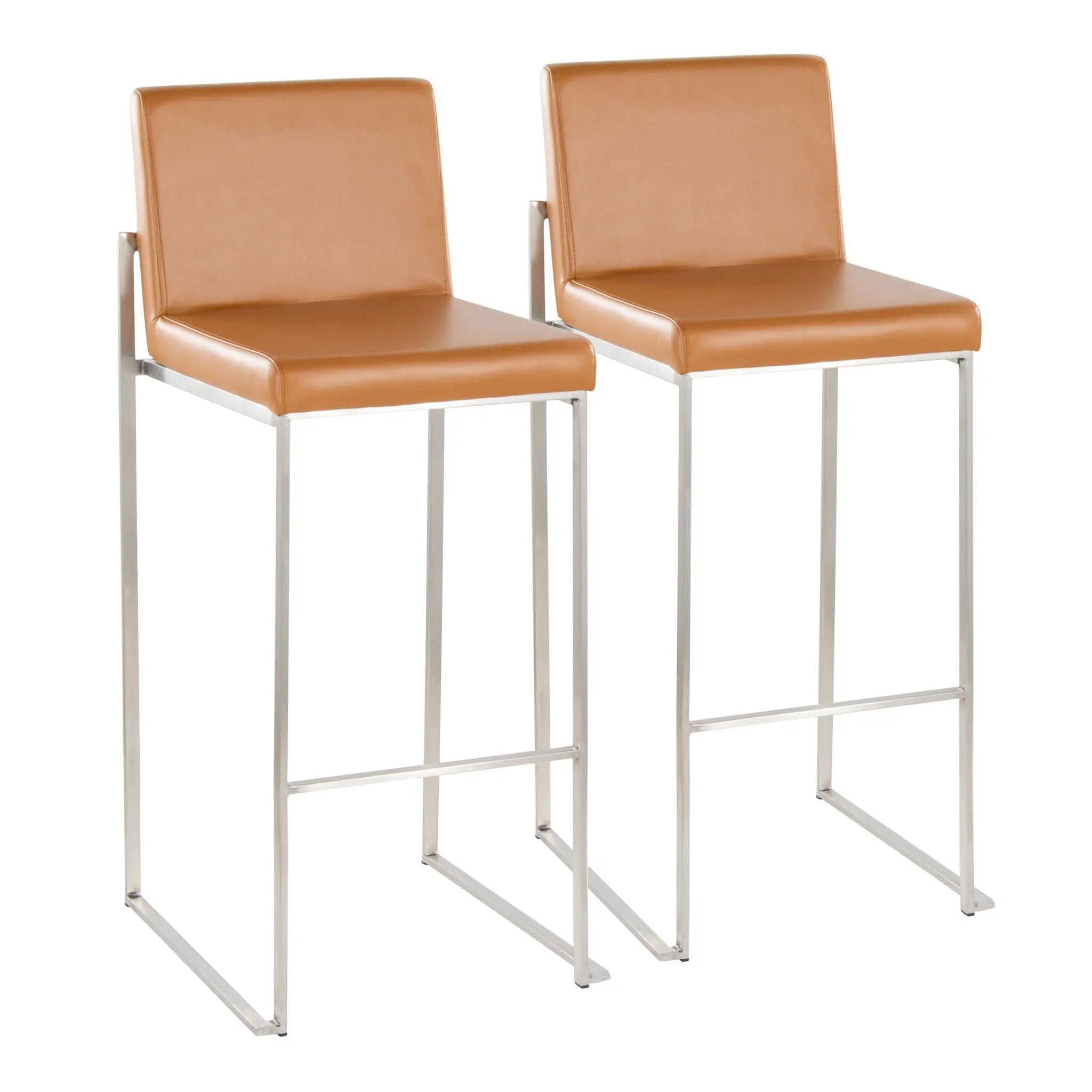 Fuji - Contemporary And Modern Elegance High Back Barstool by Unique Piece Furniture