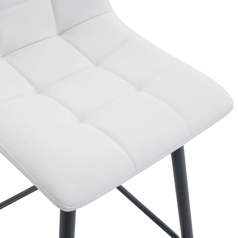 Bar Chair Set Comfortable With Metal Legs And Ergonomic Design by HouseOfZazla