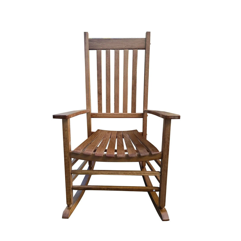 Balcony Porch Adult Rocking Chair - Wood by HouseOfZazla