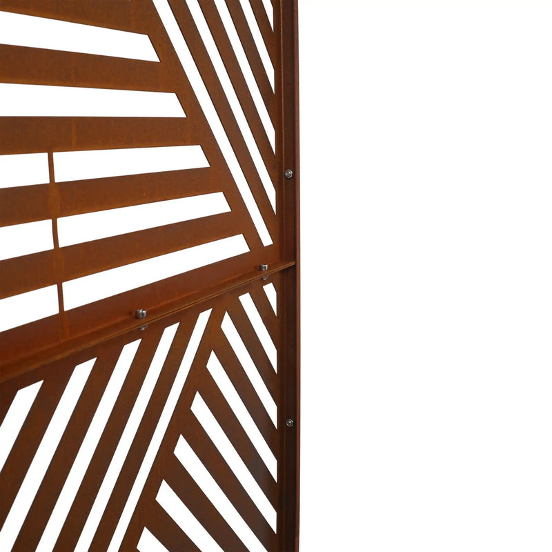 Freestanding Outdoor & Indoor Freestanding Metal Privacy Screen by HouseOfZazla