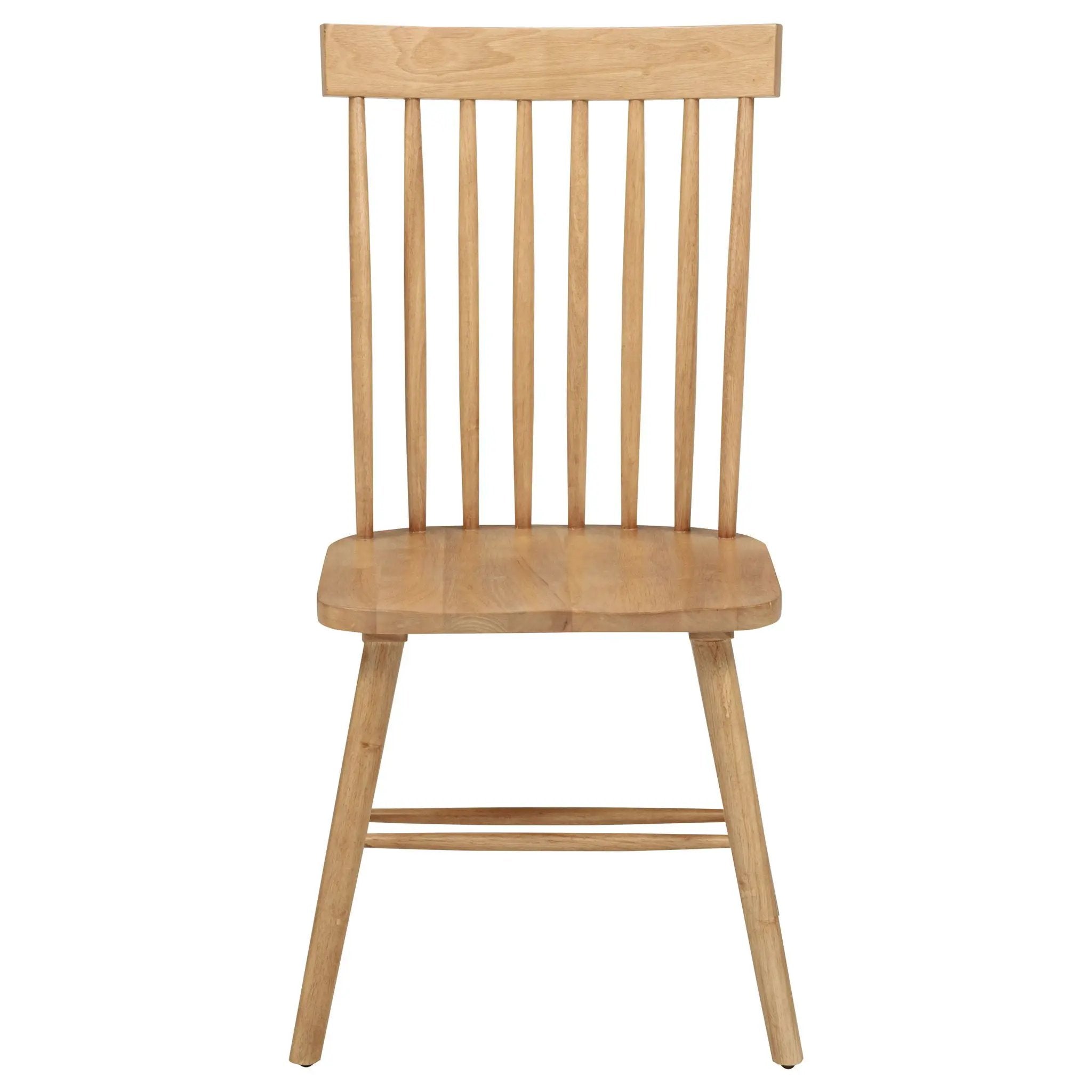 Andrews Windsor Spindle Back Dining Side Chair Light Ash (Set of 2) by Unique Piece Furniture