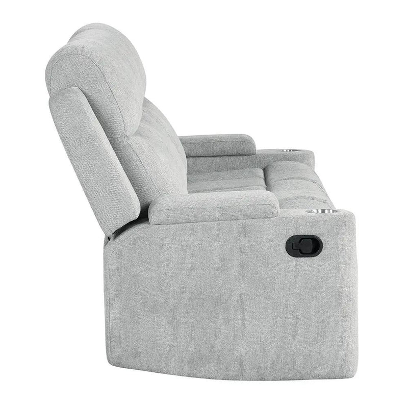 Galya - Motion Sofa - Light Gray Chenille by Unique Piece Furniture