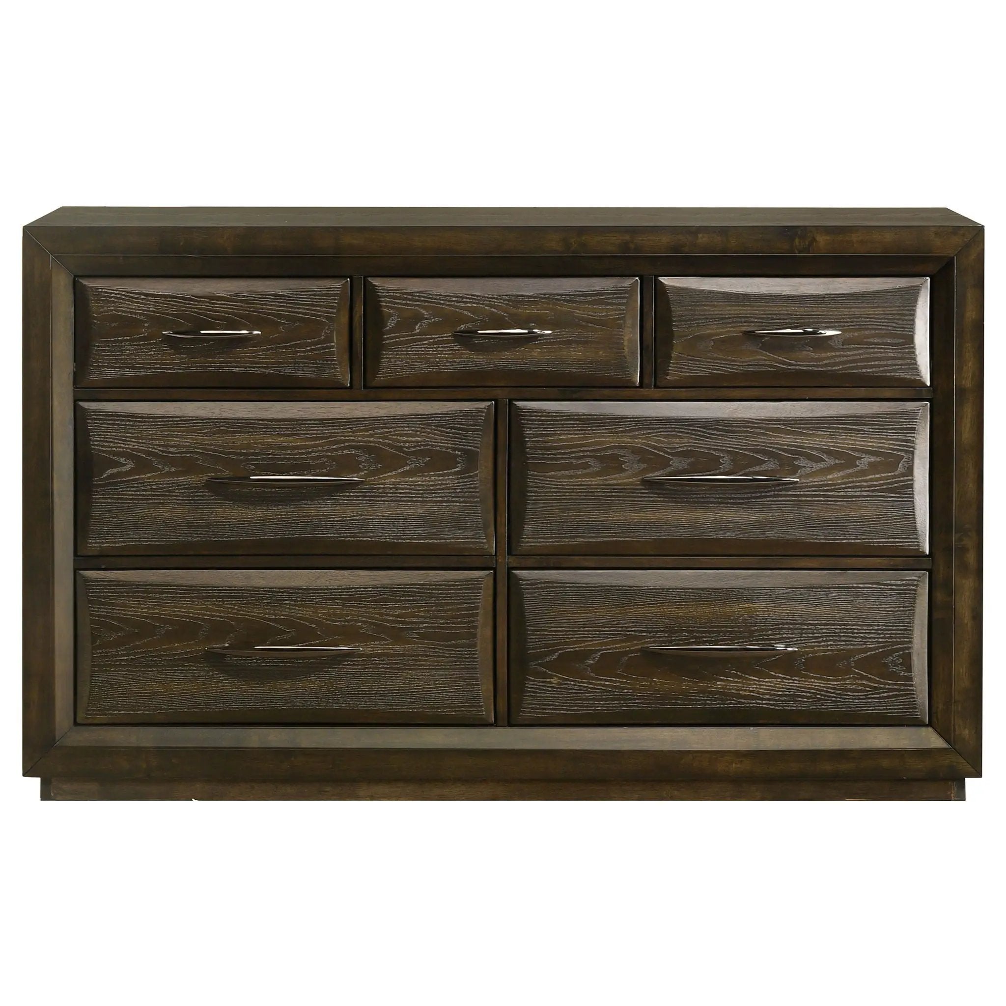 Atlas 7-drawer Bedroom Dresser Cabinet Dark Oak by Unique Piece Furniture