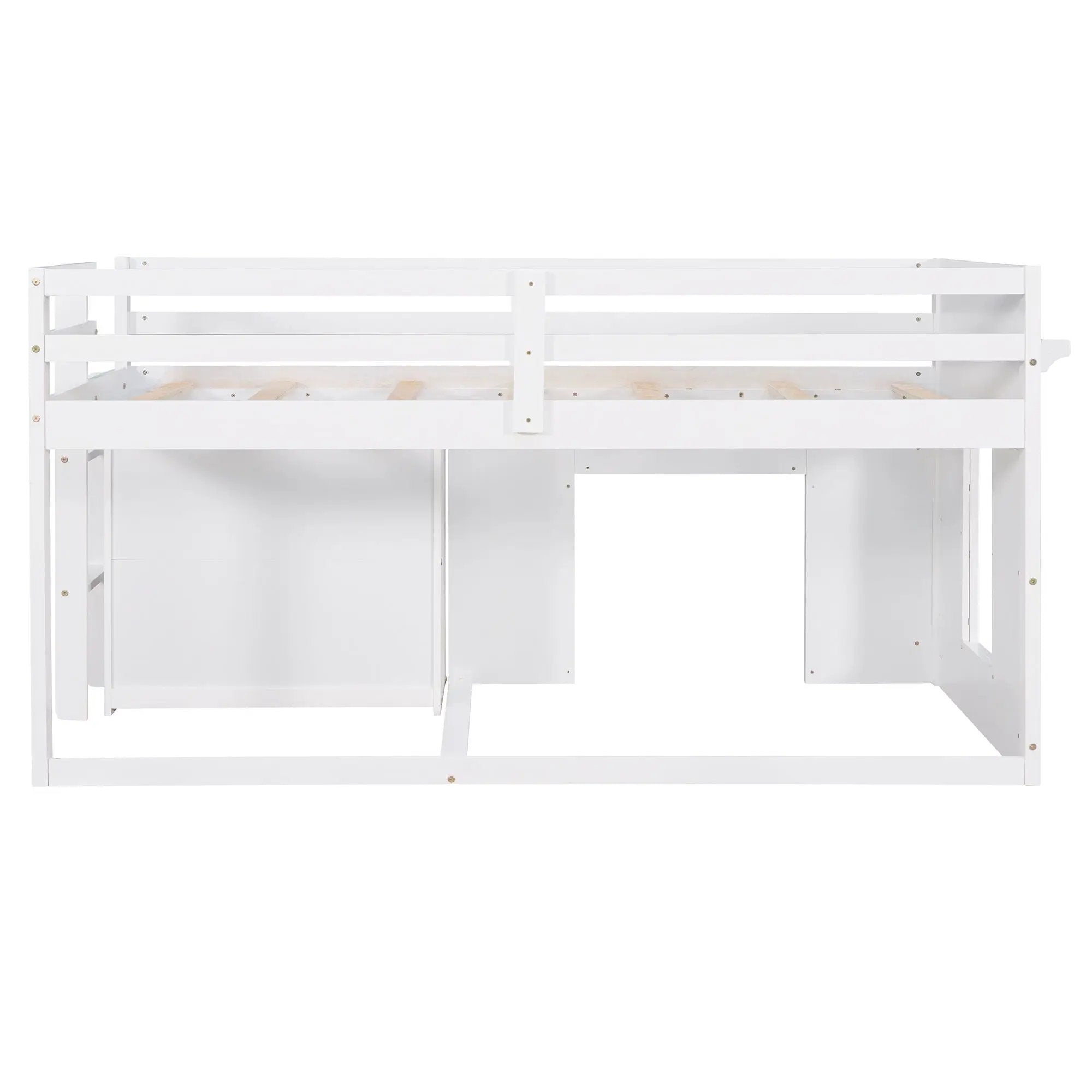 Loft Bed With Cabinet And Shelf by HouseOfZazla