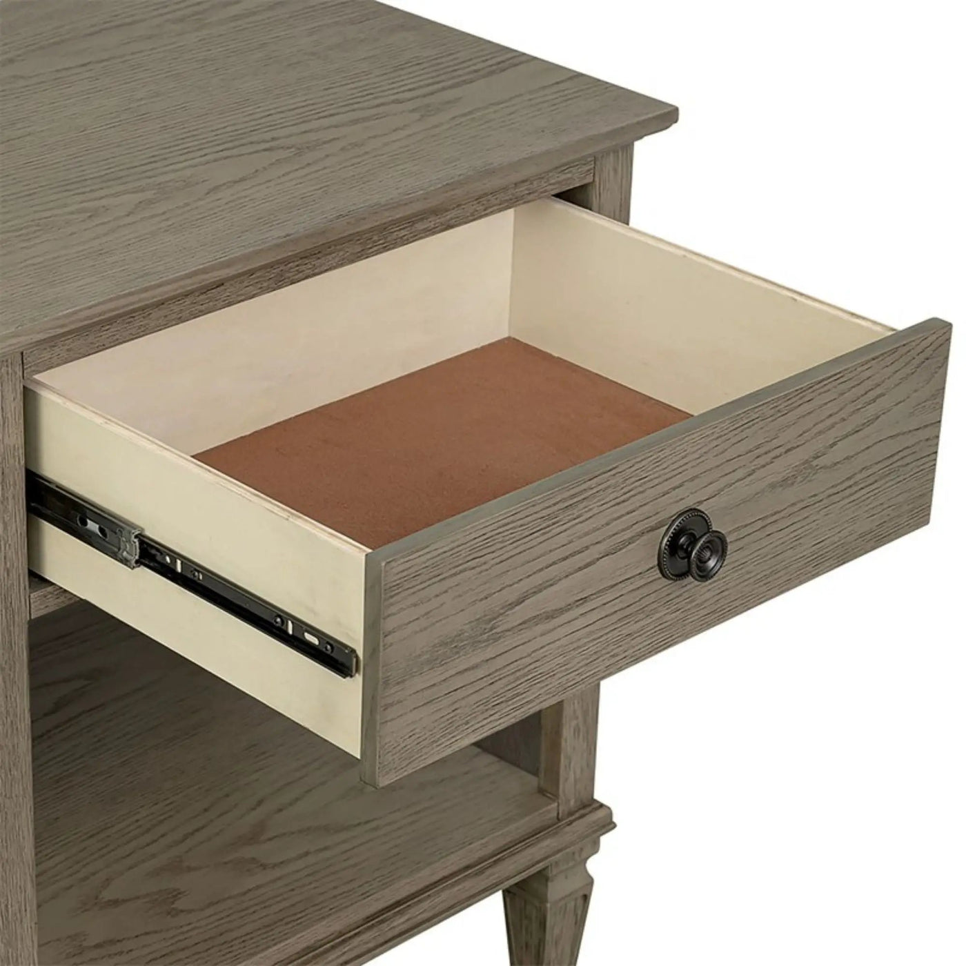 Victoria - Nightstand With Open Storage by HouseOfZazla