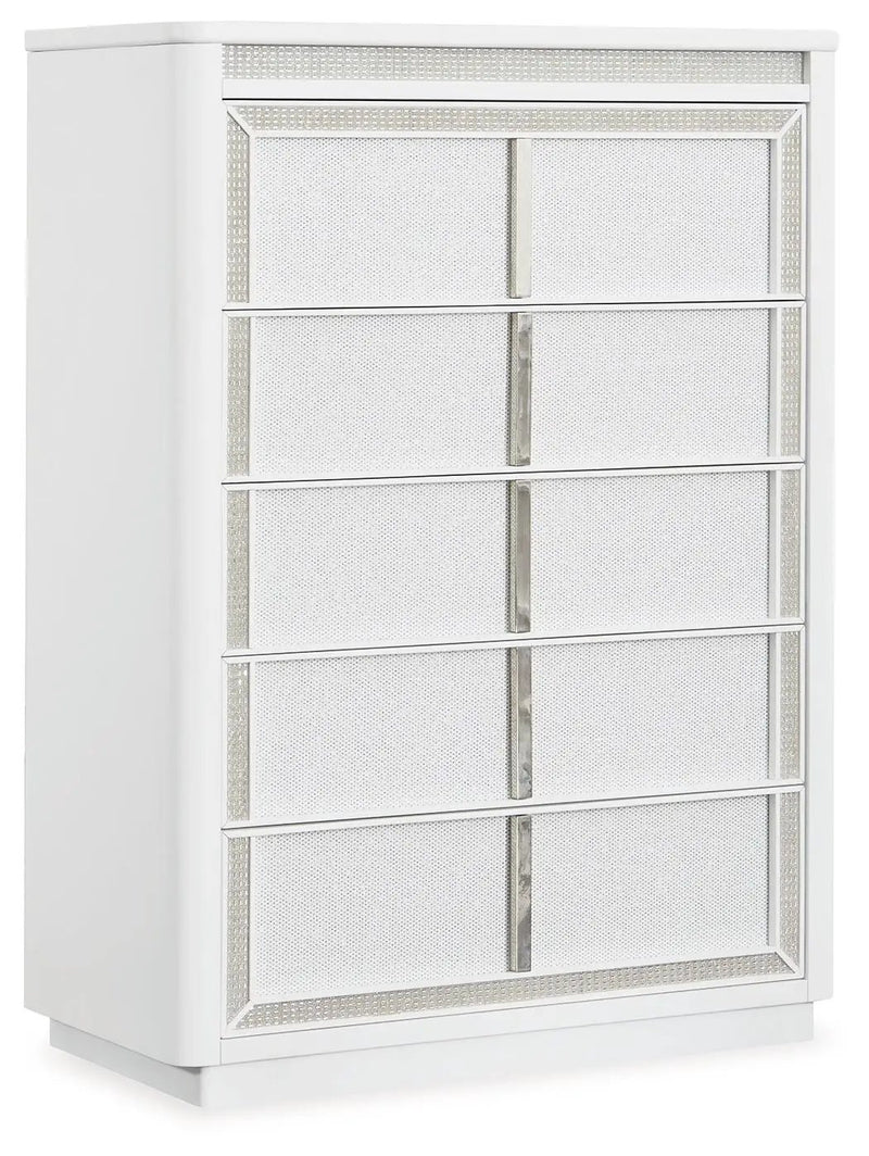 Chalanna - Five Drawer Chest - White by Unique Piece Furniture