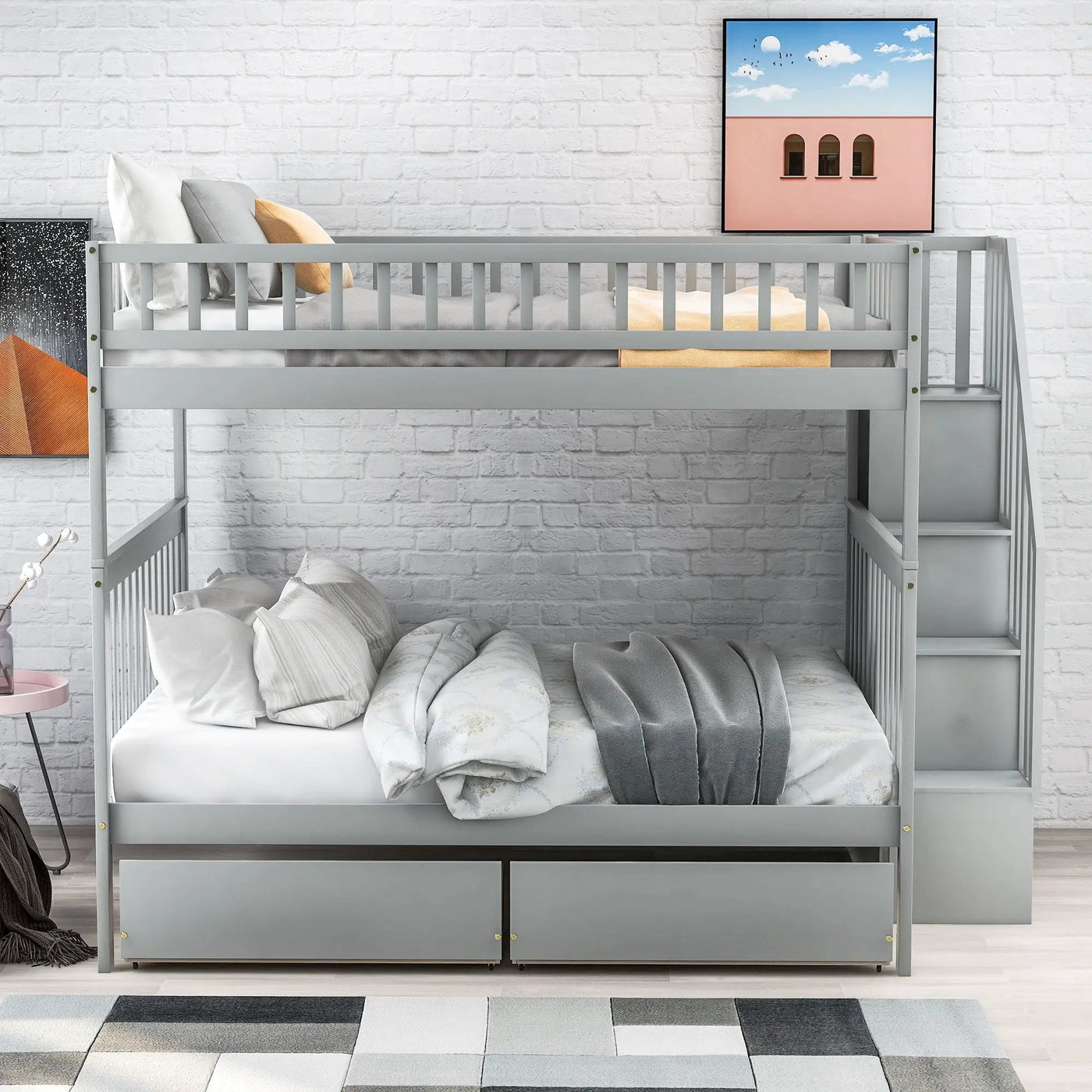 Bunk Bed With Staircase by Unique Piece Furniture