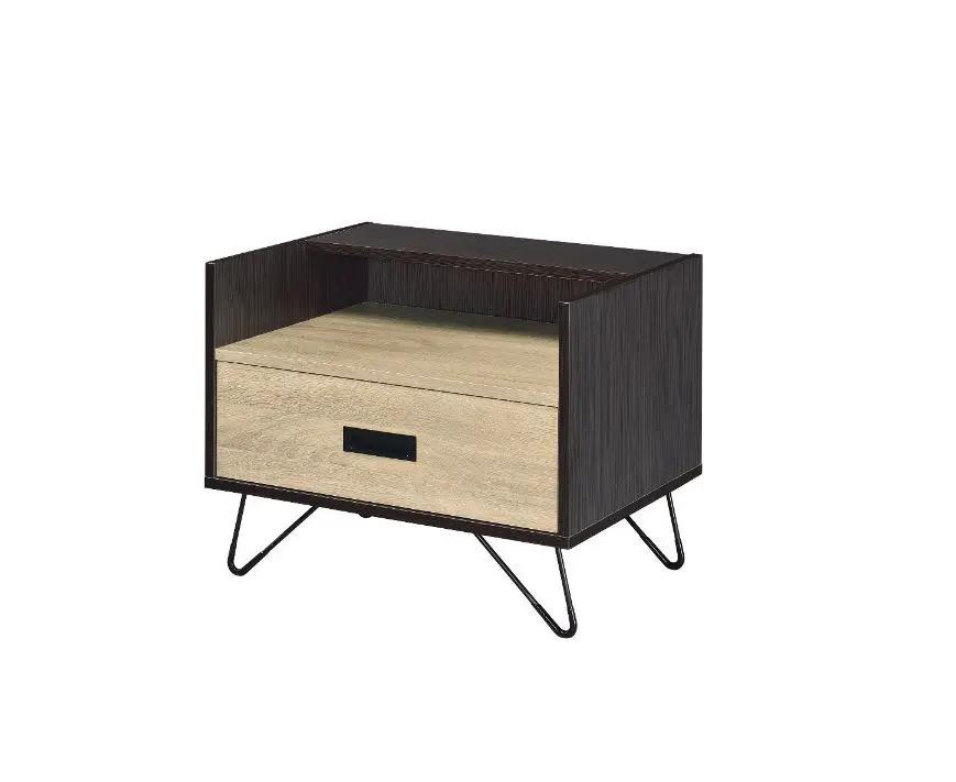 Melkree - Accent Table - Oak & Black by Unique Piece Furniture