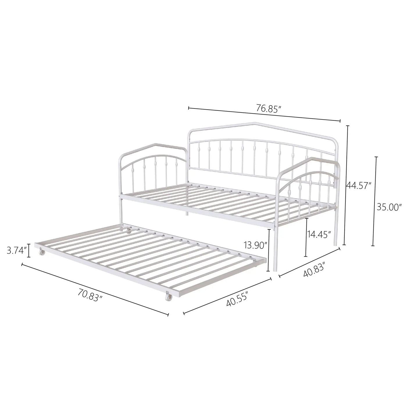 Fox - Daybed With Twin Trundle by HouseOfZazla